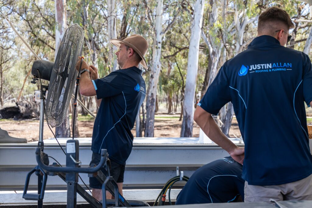 Justin Allan Expert Fixing A Fan